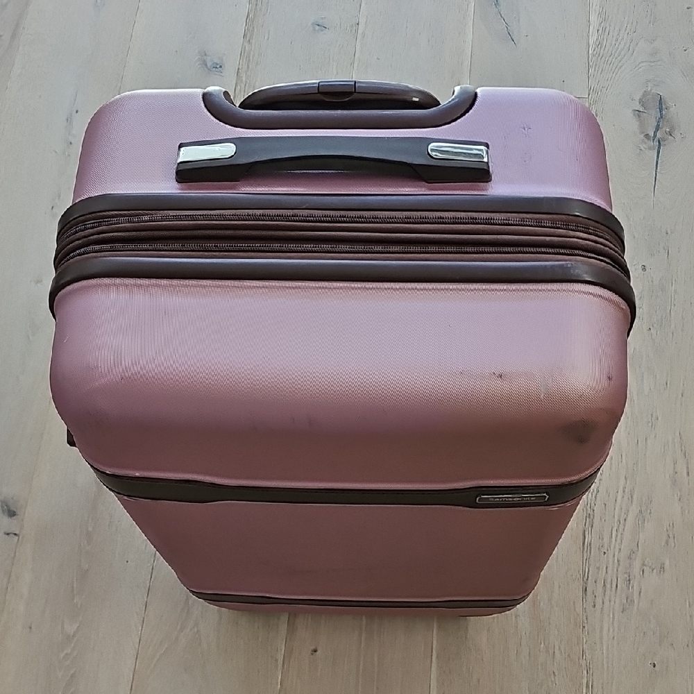 Samsonite Pink Hardshell Medium Luggage - Picture 2 of 15